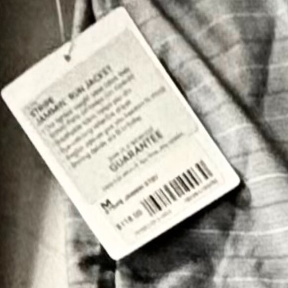 Athleta Jammin Run Jacket Front Zipper Jacket Lightweight Reflective Windbreaker - Picture 7 of 8